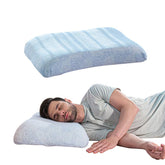 Cervical Ergonomic Orthopedic Memory Foam Wave Designed Bed Pillow, Big Size - 26.5 L X 15.5 W X 4.5 H Inch | Pillow For Sleeping, Neck Support, Back Pain Relief For All Sleeping Positions