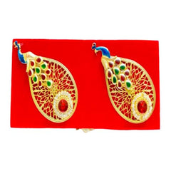 Handmade Multipurpose Box, Cash Box, Gaddi Box, Jewellery Box, Shagun, Gift Box Shagun, Colour - Red, Material - Wood