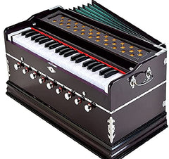 Best Harmonium 9 Stopper, Chudidaar Bellow, 42 Key, Two Reed, Bass Male, Harmonium With Cover (HAR-9STP-NORMAL) | Handmade Instrument