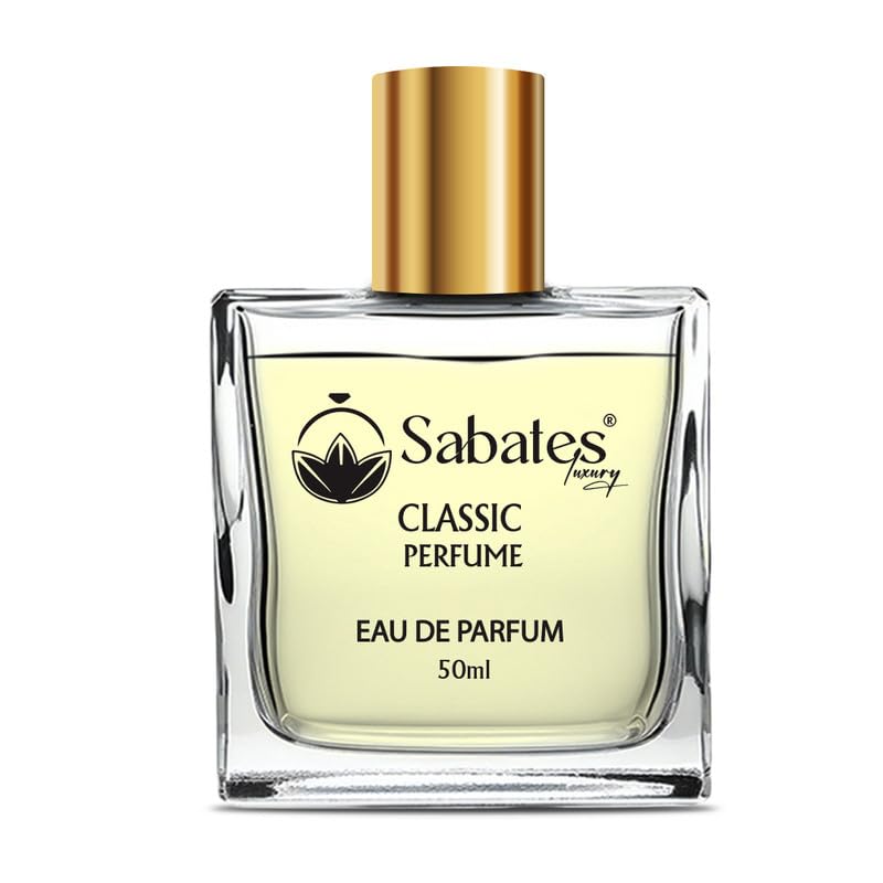 Sabates Classic Eau De Parfum 50ml 1.6 Fl.oz. | Long Lasting Fresh Fragrance For Unisex | Perfect For All Day Freshness Sabates Classic Eau De Parfum 50ml 1.6 Fl.oz. | Long Lasting Fresh Fragrance For Unisex | Perfect For All Day Freshness