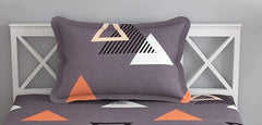 Printed Single Size Bedsheet With 1 Pillow Cover (36 X 78 Inches, Multicolor) | All Around Elastic Fitted Bedsheet | Soft Touch, Wrinkle Resistant, Skin Friendly