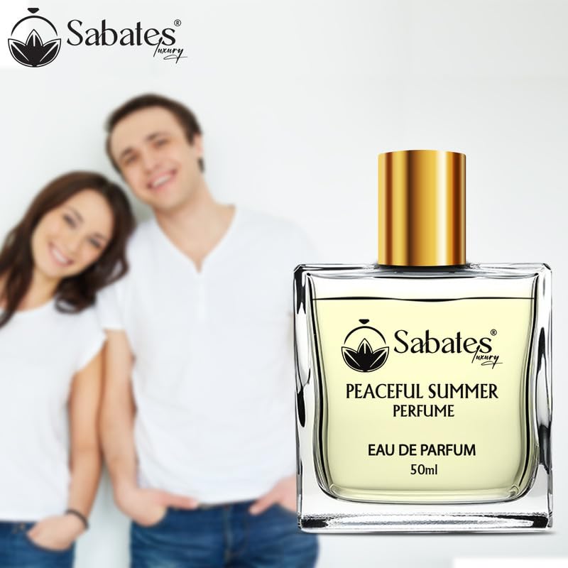 Sabates Peacefull Summer Eau De Parfum 50ml 1.6 Fl.oz. | Long Lasting Luxury Fragrance For Unisex Sabates Peacefull Summer Eau De Parfum 50ml 1.6 Fl.oz. | Long Lasting Luxury Fragrance For Unisex