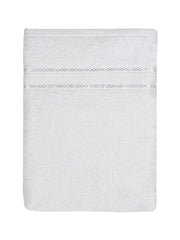 Ramraj Cotton Soft & Absorbent Terry Bath Towel 450 Gsm (White)