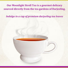 Tea And Twigs Moonlight Stroll Darjeeling Green Tea - 50gm, 1.7 Ounce | Rich In Antioxidants, Vibrant Color - Low Caffeine, No Artificial Colors