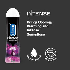Pleasure Packs (Durex Intense Tingling Lube 50ml, Extra Dots 10s)