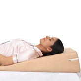 Bed Wedge Pillow, Orthopedic Back Cushion For Sleeping, Peach - XL Size | For Neck & Back Pain Support - Ideal For Acid Reflux, Gerd, Post Surgery, Anti Snoring, Maternity, Model No - BS34
