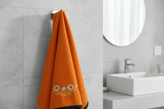 Ivaza Bamboo Face Towel 200 Gsm | Embroidery Boutique Ultra-Soft & Highly Absorbent Reusable Bamboo Fiber Cloths (Multicolor) - 1 Pcs
