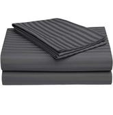 Super King Size Bedsheet For Double Bed With 2 Pillow Cover - 108 X 108 Inches, Dark Grey | Durable & Easy Care Fade-Resistant, Wrinkle-Free