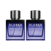 Blanko Indian Oud Time Lock Technology Parfum 100ml 3.4 Fl.oz. Each Pack Of 2 | Luxury Fragrance Gift Set For Husband, Father, Brother, Boyfriend