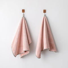 Spread Spain Microfiber 1 Bath + 2 Hand Towel 360 Gsm | Extra Soft Plush High Absorbent Bath Towel For Men & Women (Rose)