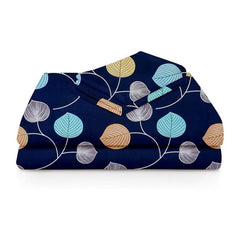 Single Bedsheets With 1 King Size Pillow Covers - 88 X 60 Inches, Dark Blue | Ultra Soft 180 Thread Count-Light Weight & Easy To Wash At Home