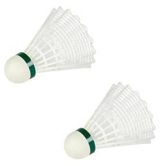 Dugraj White Plastic Shuttlecock For Both Professionals & Beginners | White , Pack Of 2
