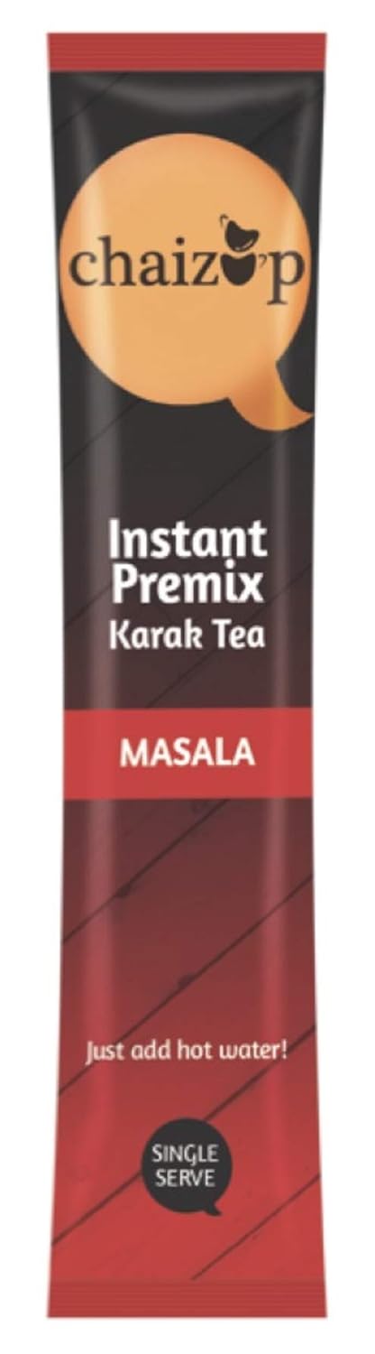 Chaizup Premium 1 Min Instant Assorted Tea Pack - 20 Sachets | Saffron + Masala Flavors - 2 Packs, 10 Flavors Each | Just Add Hot Water - Low Caffeine Chaizup Premium 1 Min Instant Assorted Tea Pack - 20 Sachets | Saffron + Masala Flavors - 2 Packs, 10 Flavors Each | Just Add Hot Water - Low Caffeine