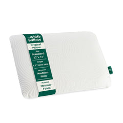 Ultra Thin Pillow For Sleeping, Orthopedic Cervical Pillow, White - King Size - 1.5 Inch | Ultra Slim Memory Foam Pillow | Slim Pillow For Neck, Shoulder Pain Relief, Medium Firm - Set Of 1