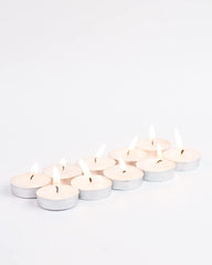 CUPS TEALIGHT CANDLE | 3 HOUR BURNING TIME UNSCENTED PACK OF 10 BEST FOR DECOR
