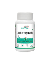 Lifetree Ashwagandha Supplement Extra Strength Natural Formulation, Support Strength & Energy Supports Healthy Immune System Capsules Ayurvedic Medicine | 60 Capsules 100gm 0.2lbs