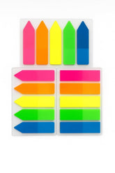 Tape Flags, Page Markers,100 Pcs Arrow Flag Tabs Colored Sticky Notes For Page, School, Home