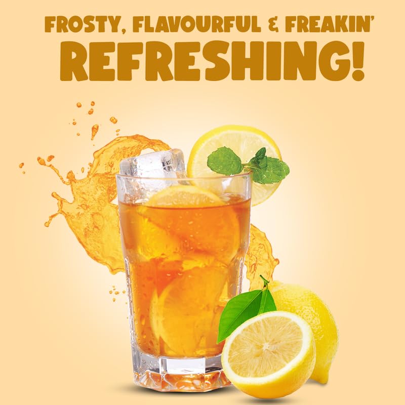 Bevzilla Lemon Instant Iced Tea Mix - 400gm, 14.1 Ounce | Quick Ready In 30 Seconds - Perfect Refreshing Summer Drink | Easy To Carry Anywhere - Low Caffeine Bevzilla Lemon Instant Iced Tea Mix - 400gm, 14.1 Ounce | Quick Ready In 30 Seconds - Perfect Refreshing Summer Drink | Easy To Carry Anywhere - Low Caffeine