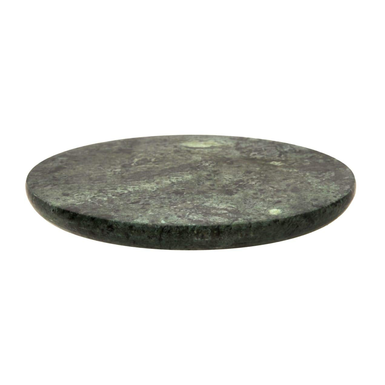 Green Marble Roti Maker Or Green Marble Chakla, 10 Inch Diameter | Handmade Rolling Pin - Roti Maker Green Marble Roti Maker Or Green Marble Chakla, 10 Inch Diameter | Handmade Rolling Pin - Roti Maker