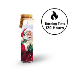 SANTA WITH BAG CHRISTMAS CHURCH JAR CANDLE | PERFECT FOR CHRISTMAS DAY SPECIAL
