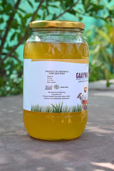 Premium Natural Cow Ghee By Gaaywala | Good Source Of Protein Fiber Healthy Pure Desi Cow Ghee Perfect For Rotis | (500ml) 16.9 Ounce | Jar Pack