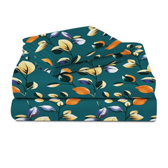 Microfiber Double Bedsheet With 2 Matching Pillow Covers | 90 X 90 Inches, Dark Green - Lightweight & Breathable Double Bed Perfect For Daily Use, Gifting, Or Guest Bedrooms