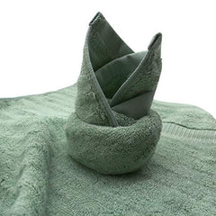 Mush Bamboo Hand Towels 600 Gsm | 100% Bamboo Gym Towel For Men & Women Workout Ultra Soft, Absorbent & Quick Dry Towel (Green)- Set Of 2