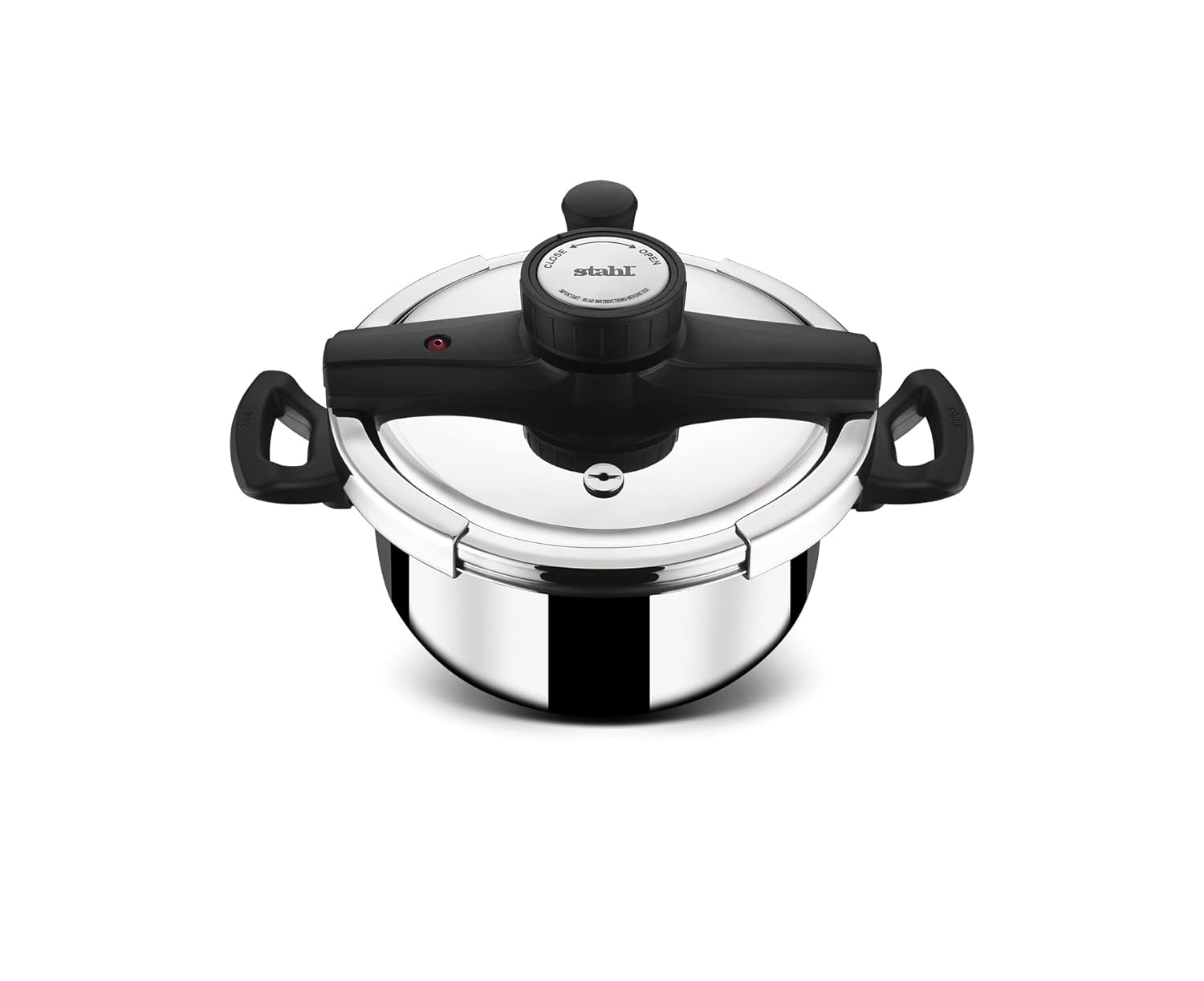 Versatile Triply Stainless Steel Pressure Cooker | Induction Based Cooker, Outer Lid Pressure Cooker, 3 Liters Versatile Triply Stainless Steel Pressure Cooker | Induction Based Cooker, Outer Lid Pressure Cooker, 3 Liters