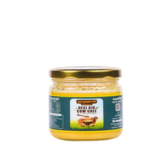 Natural Desi Gir Cow Ghee By Gavyasattvik | High In Protein Fiber Healthy Desi Cow Ghee Perfect For Diet | (250ml) 8.4 Ounce | Jar Pack