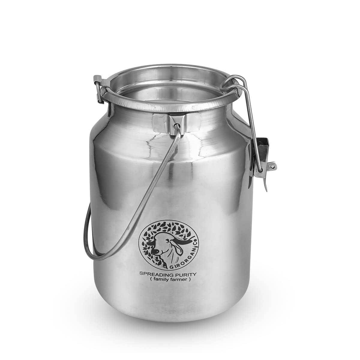 100% Pure A2 Gir Cow Ghee By Girorganic | Rich In Nutrients Healthy & Protein Fiber Pure Desi Ghee Perfect For Overall Health | (5 Litre) 169.0 Ounce | Steel Jar