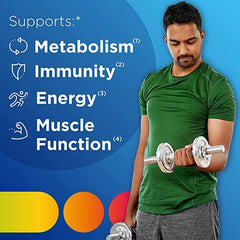 Centrum Men, Strong Muscles & Immunity With World's No.1 Multivitamin, Support Your Overall Health, Grape Seed Extract, Vitamin C & 21 Other Nutrients | 50 Tablets , 100gm 0.2lbs , Each Pack Of 2