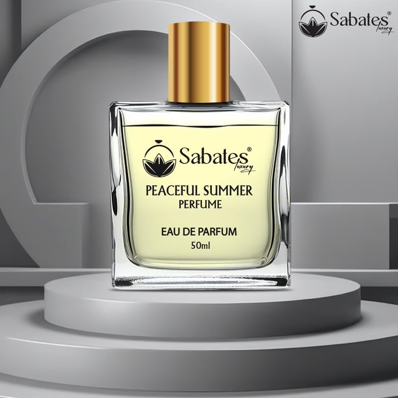 Sabates Peacefull Summer Eau De Parfum 50ml 1.6 Fl.oz. | Long Lasting Luxury Fragrance For Unisex Sabates Peacefull Summer Eau De Parfum 50ml 1.6 Fl.oz. | Long Lasting Luxury Fragrance For Unisex