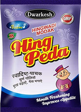 Dwarkesh Shree Shyam Hingwadi Modak Hing Peda 500gm, (100gm *5)