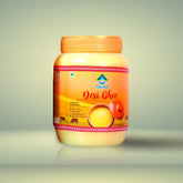 Organic Natural Desi Ghee By Aanchal | Good Source Of Vitamin A, Delicious Healthy & Nutritious Desi Ghee Perfect For Parathe | (1 Litr) 33.8 Ounce | Jar Pack