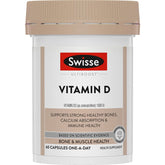 Swisse Vitamin D - 100% Rda Of Vitamin D3 High Absorption Vitamin D3 For Healthy Bones, Immunity & Strong Muscles | 90 Tablets , 150gm 0.3lbs