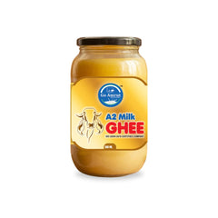 Pure A2 Milk Ghee By Go Amrut | Rich In Nutrients Vitamins A, D & K Healthy Desi Ghee Good For Cooking, Baking | (500ml) 16.9 Ounce | Jar Pack