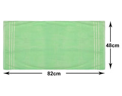 Kuber Industries Super Soft Face Towel 250 Gsm | Fluffy, Absorbent Cotton Baby, Kids Towel (Green)