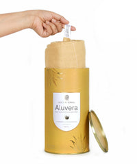 Doctor Towels Aloe Vera Double Cloth Bath Towel 330 Gsm | Soft & High Absorbency Towels For Sensitive Skin, Quick Dry Towels For Bath Large Size With Giftable Cansiter | Sunset Gold