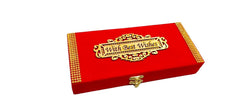 Best Wishes Decorative & Attractive Cash Box With Clip Lock, Shagun Box, Jewellery Box, Money Box Envelop Wedding, Gift Box, Bangel Box, Colour - Red