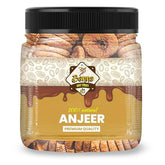 100% Natural Dried Afghani Anjeer By Om Banna 500gm, Jar Pack | Dried Figs Rich Source Of Fibre Calcium & Iron | Low In Calories Fat Free | 17.6 Ounce