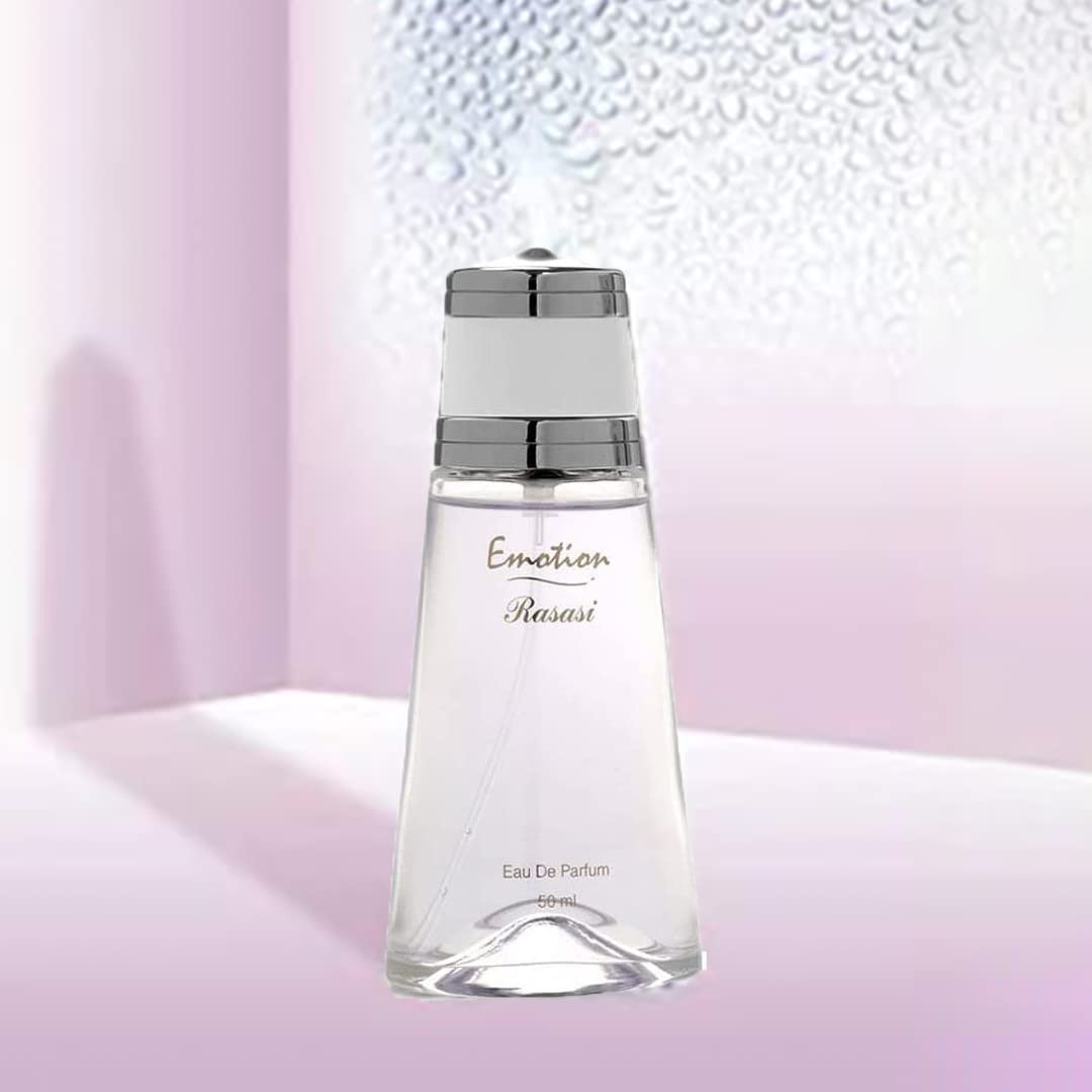 Rasasi Emotion For Women Eau De Parfum 50ml 1.6 Fl.oz. Gift For Wife | Long Lasting Rasasi Emotion For Women Eau De Parfum 50ml 1.6 Fl.oz. Gift For Wife | Long Lasting