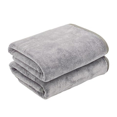 Patpug Ultra Soft Microfiber Hand Towel 400 | Comfortable, Fade Resistant, Highly Absorbent, Quick Drying Towel (Dark Grey) - 2 Piece