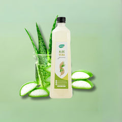 Aasnaa Aloe Vera Juice - 100% Pure Aloe Vera With Natural Enzymes, Rich In Vitamins & Minerals, No Added Sugars Or Preservatives | 1 Litre 2.2lbs
