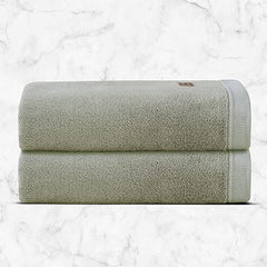 Spread Spain Bamboo Bath Towels 360 Gsm | Large Size Bamboo Bath Towel High Absorbent & Soft Bath Towel For Men & Women 2 Piece (Olive)