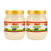 Pure Premium Buffalo Danedar Ghee By Panchamrut | Rich In Nutrients & Delicious Healthy Desi Ghee | 1 Litre (500ml * 2) 33.8 Ounce | Jar Pack