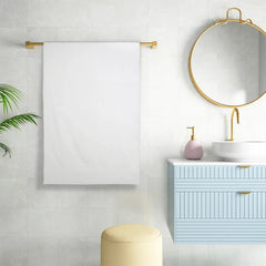 Wakefit Terry 100% Cotton Bath Towel 1000 Gsm (Set Of 2) - White