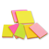 Sticky Notes Memo Notepad Bright Neon Colors With Good Sticky Power For Note Making - Art & Craft
