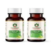 Maharishi Ayurveda Organic Amalaki Capsules 700mg Amla Rasayana, Detoxifies Body Rich In Vitamin C Boosts Immunity & Improves Digestion | 60 Capsules, 100gm 0.2lbs Each Pack Of 2