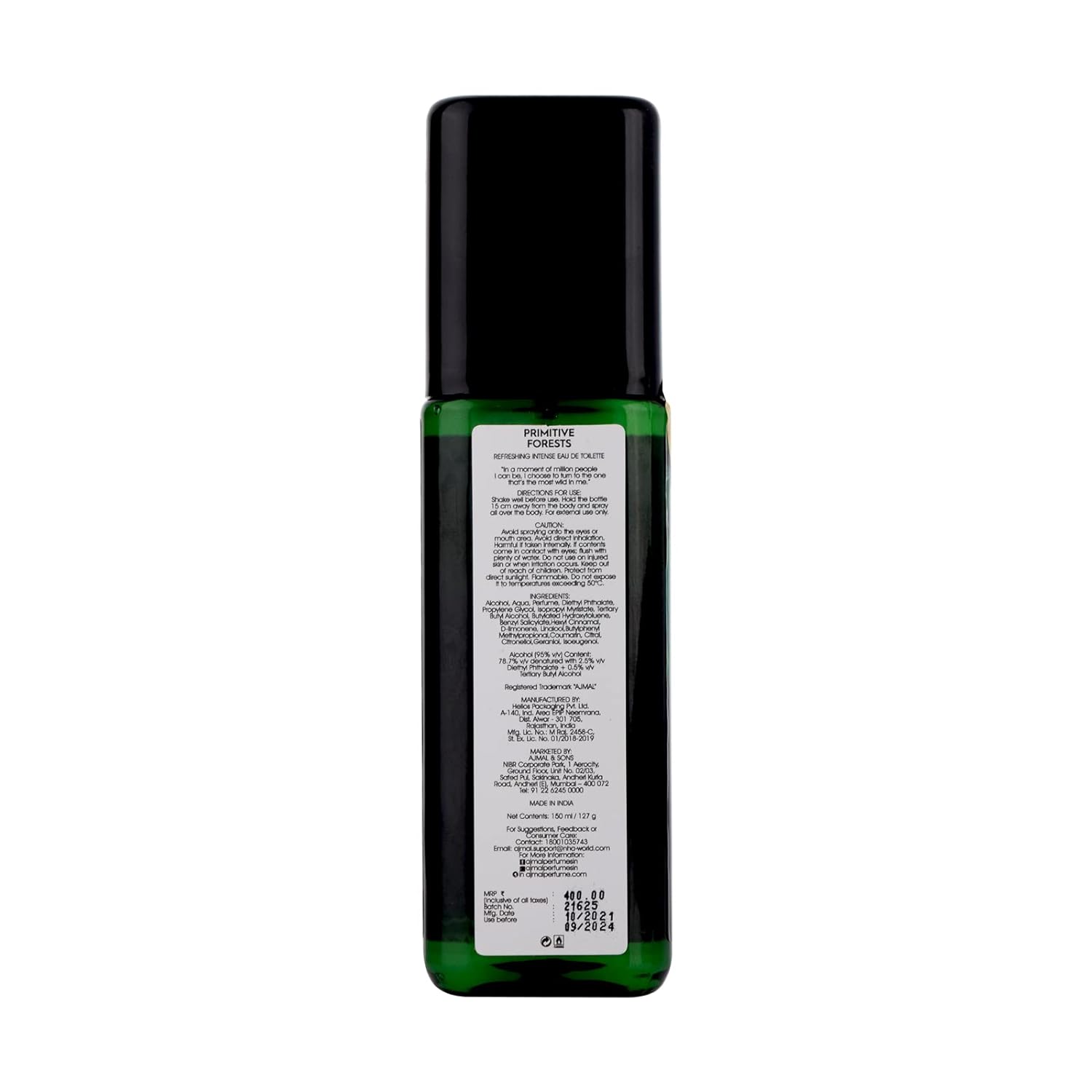 Ajmal Primitive Gift Forests Eau De Toilette Green Perfume 150ml 5 Fl.oz. Long Lasting | Gift For Men And Women Ajmal Primitive Gift Forests Eau De Toilette Green Perfume 150ml 5 Fl.oz. Long Lasting | Gift For Men And Women