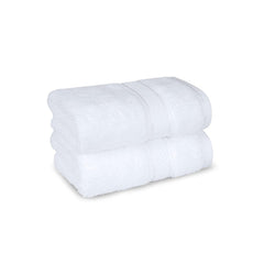 Mytrident Indulgence Collection Hand Towel 400 Gsm | 100% Cotton For Men & Women Hand Towel - Bright White (Pack Of 2)